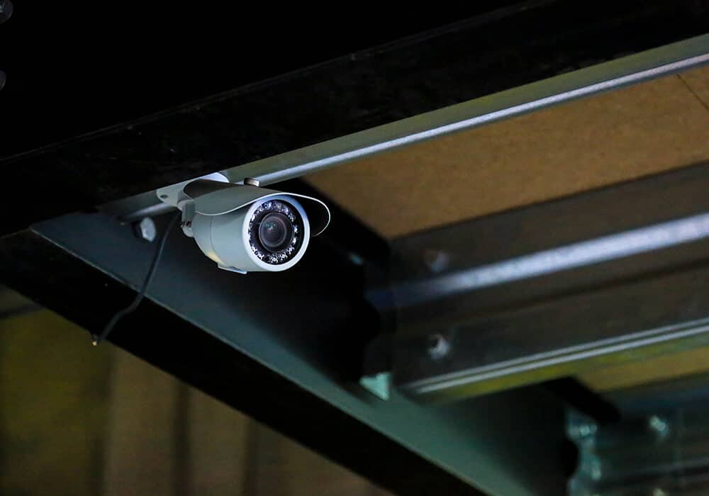 CCTV camera at Henfield Storage Staples Corner facility