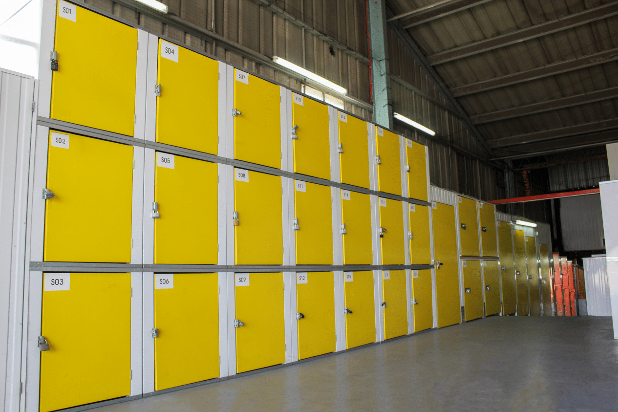 Interior storage units at Henfield Storage Staples Corner
