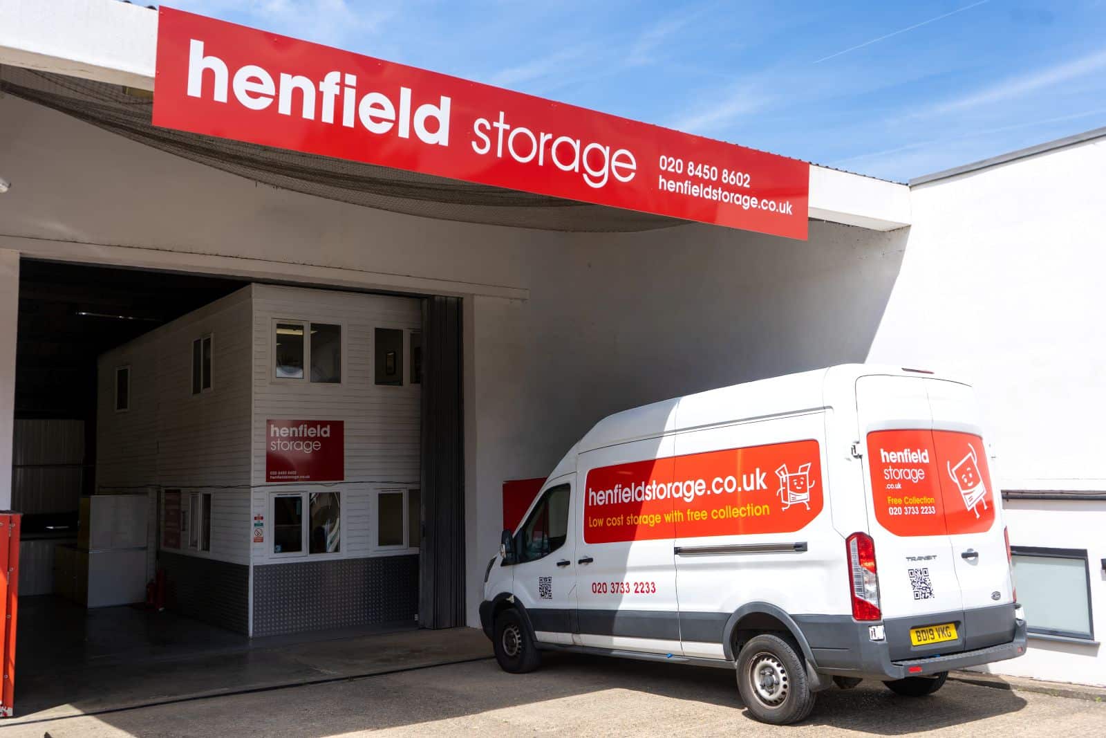 Entrance to Henfield Storage Staples Corner