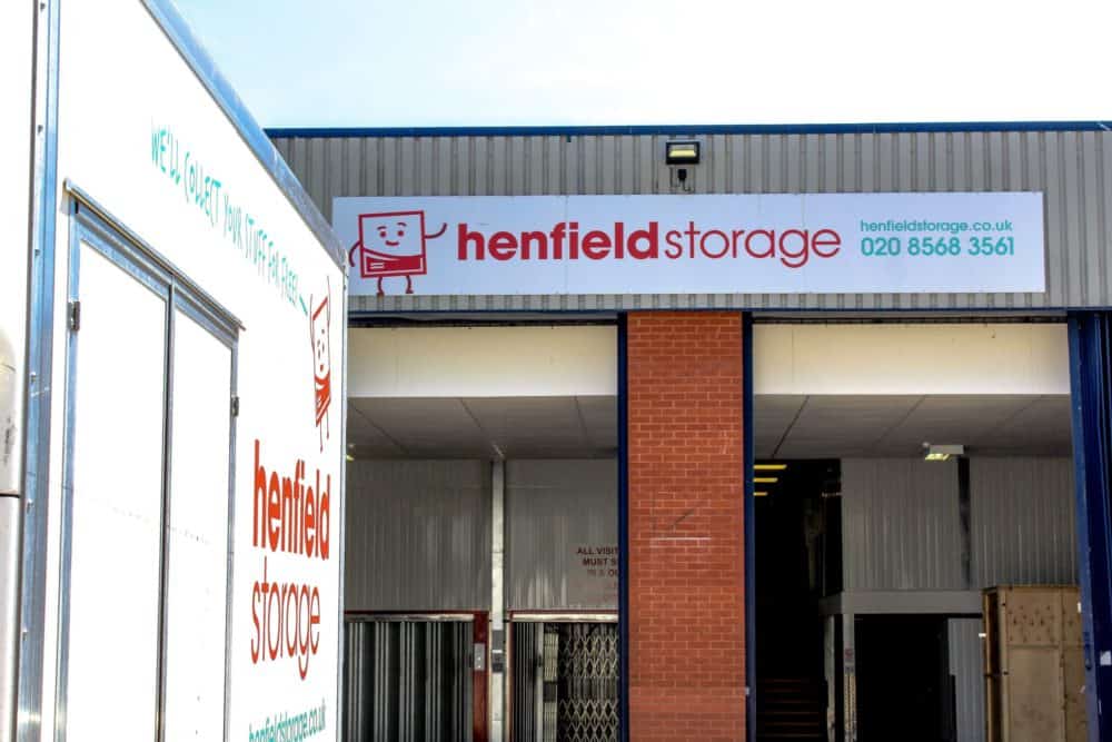 Signage at Henfield Storage Chiswick