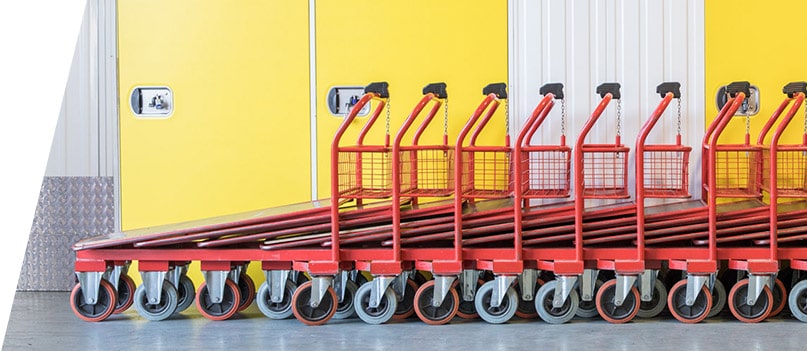 storage units trolleys