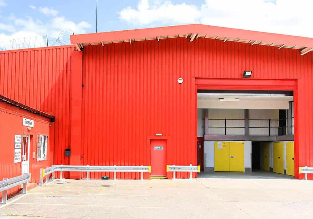 Henfield Storage Southwark facility exterior with customer loading area
