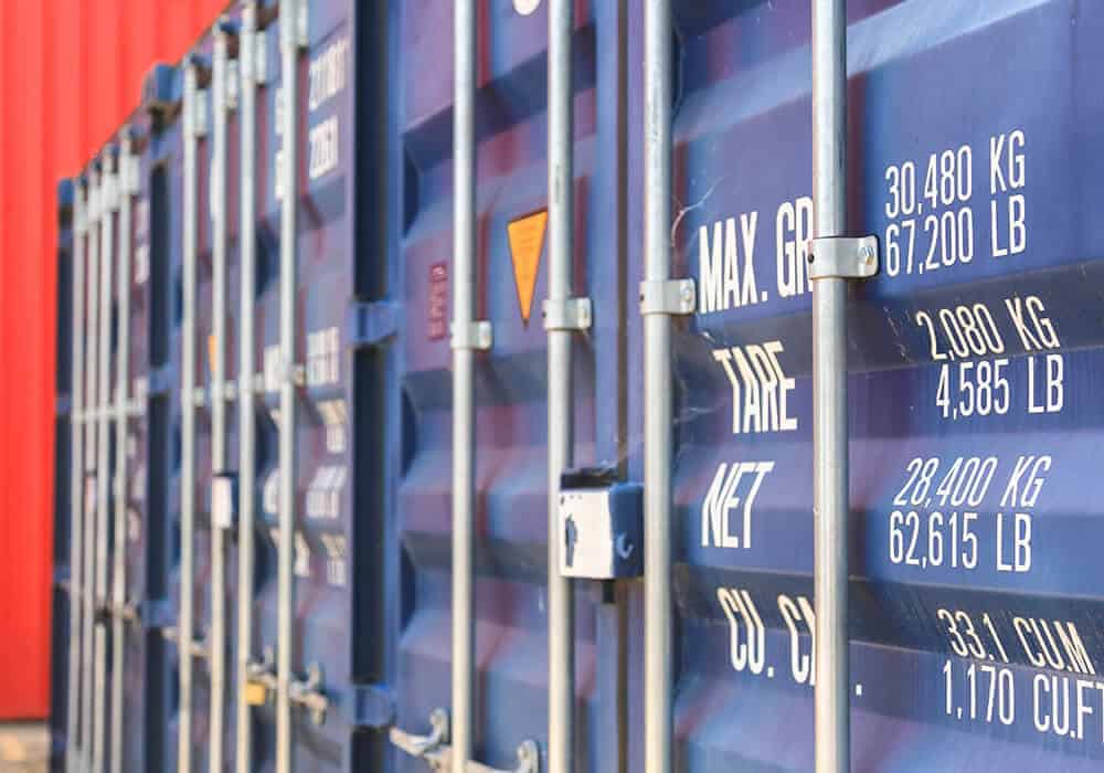 Outdoor container storage in Wimbledon