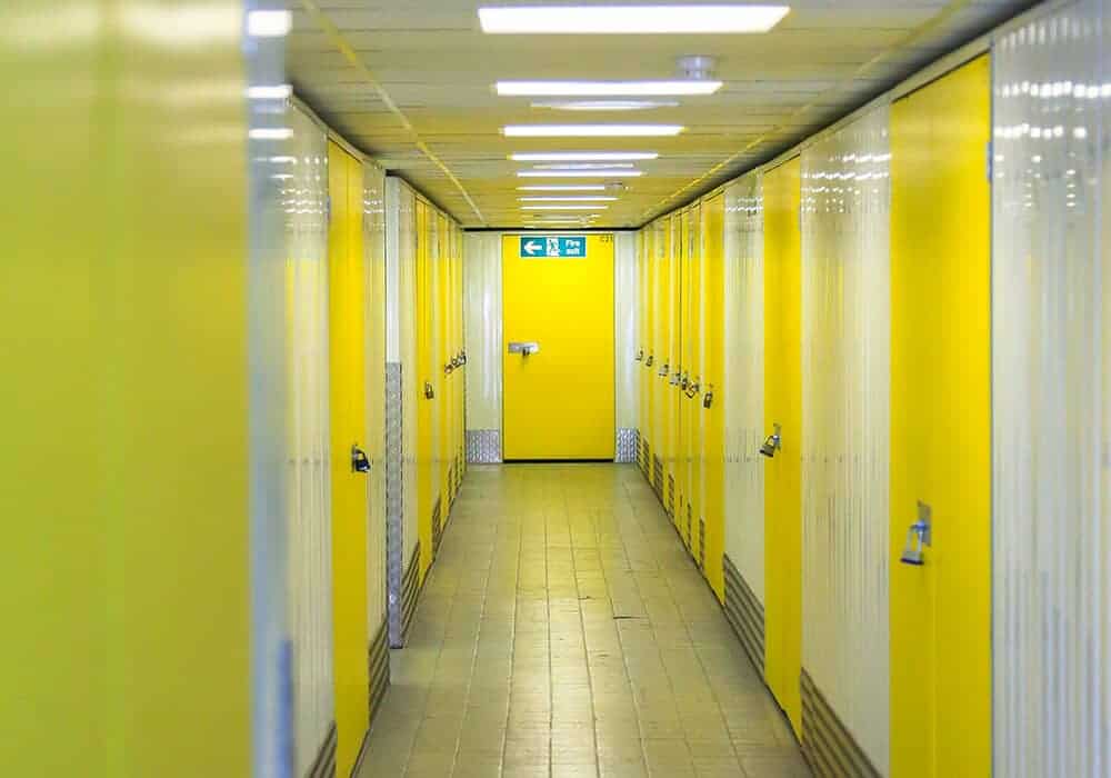 Indoor self storage units at Wimbledon facility