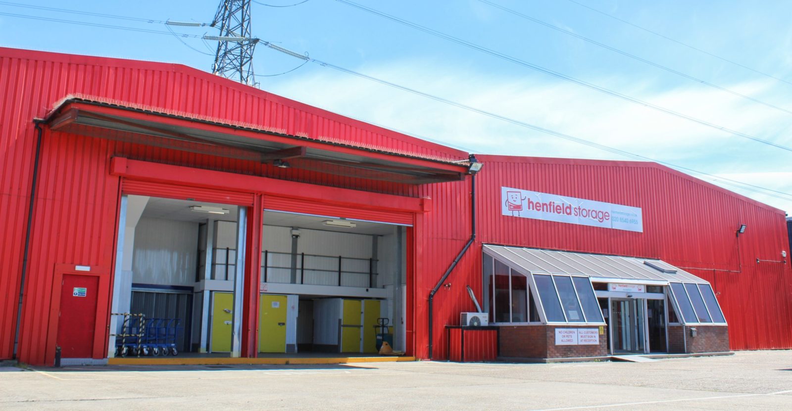 Henfield Self storage facility Wimbledon branch