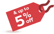 Up to 5% off