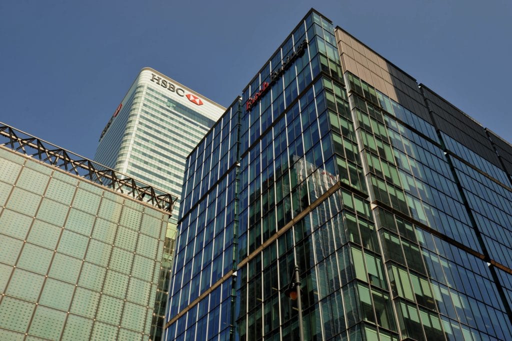 Modern office buildings in Horsham