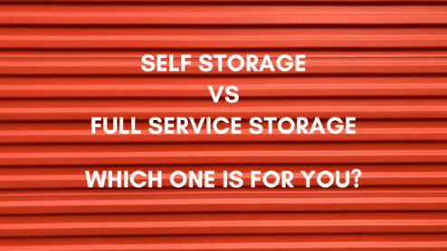 Self Storage VS Full Service Storage: Which one is for you?