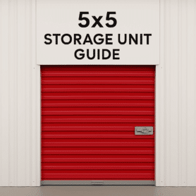 What Can You Fit in a 5×5 Storage Unit? Size, Price & Space-Saving Tips