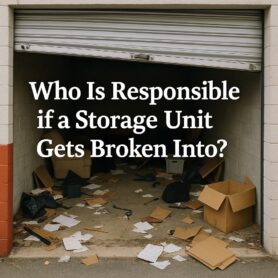 Who Is Responsible if a Storage Unit Gets Broken Into?  